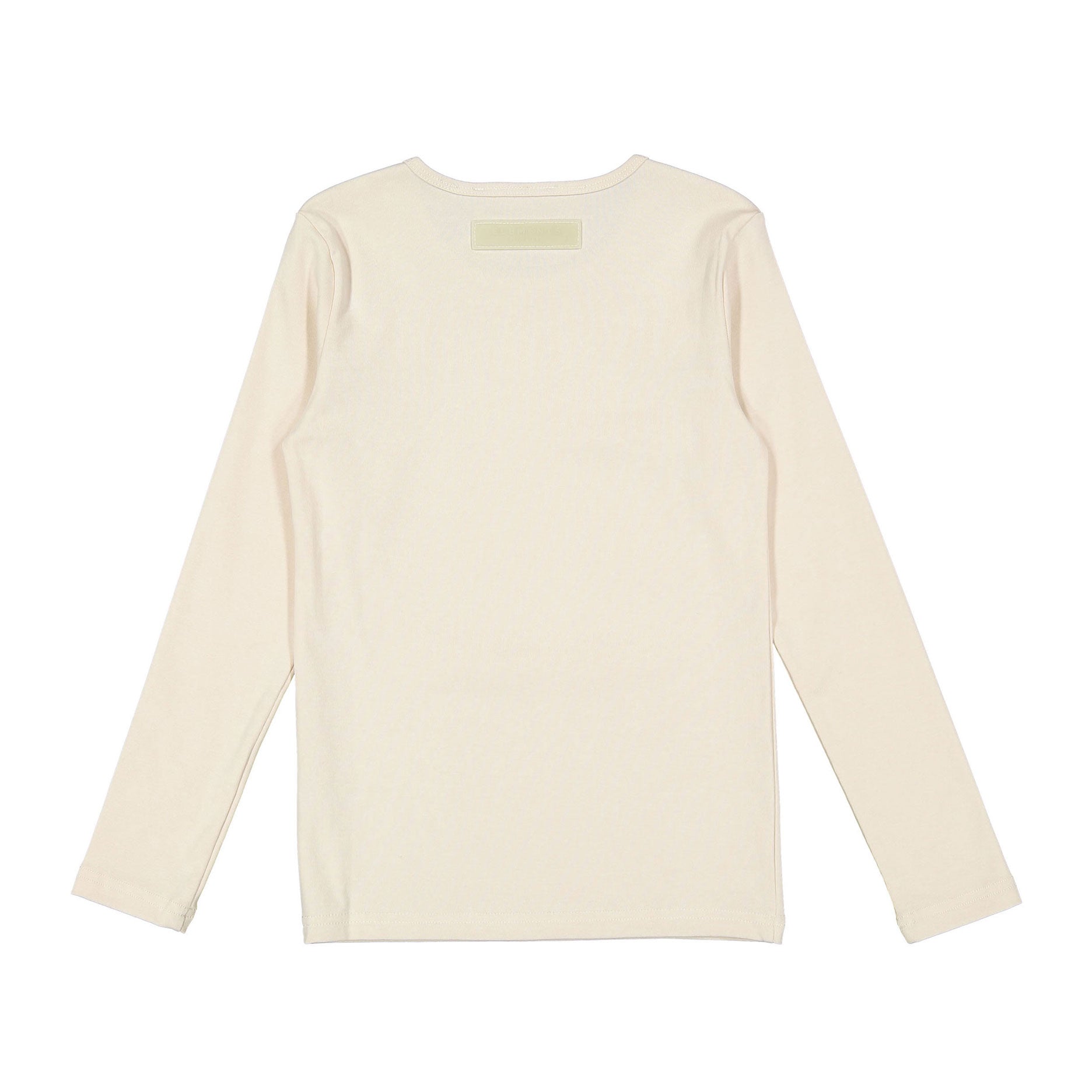 ELS2631 Cream E Logo Tee