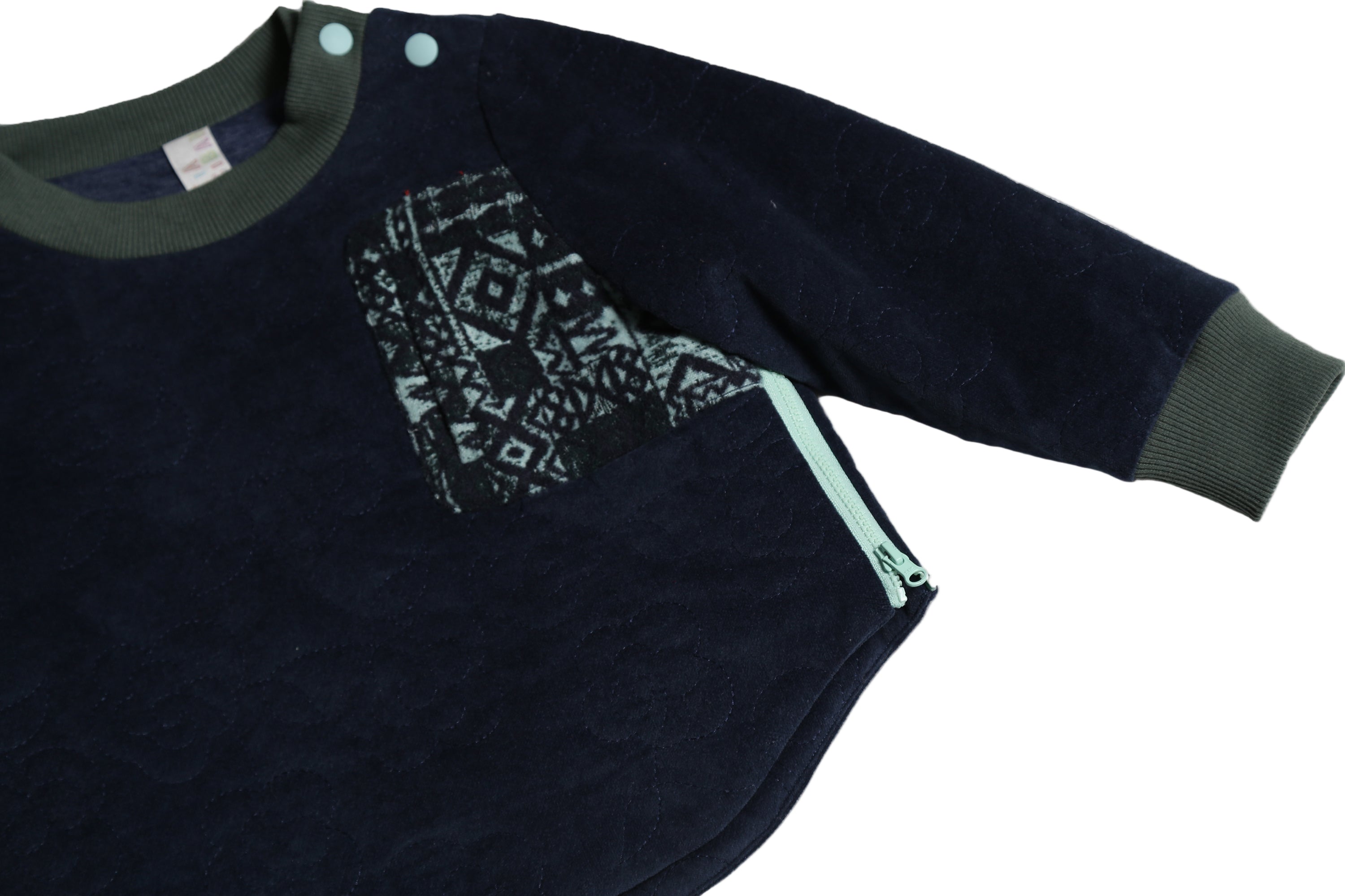 B-tp95s Tia Cibani bloom padded zip sweatshirt