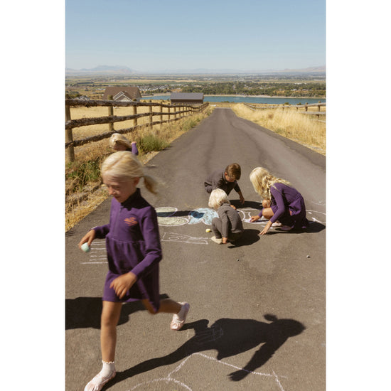 Lbl39 purple dress with half zip