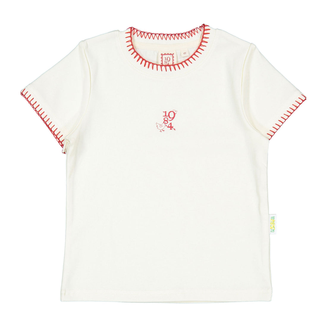 1984378 White Stitched Tee
