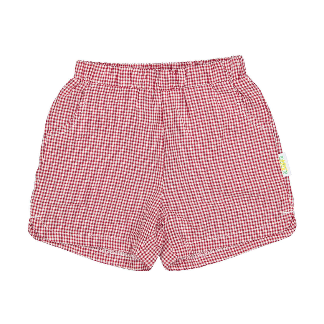 1984327 Red Checked Shorts