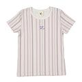 Striped Herringbone Short Sleeve Tee