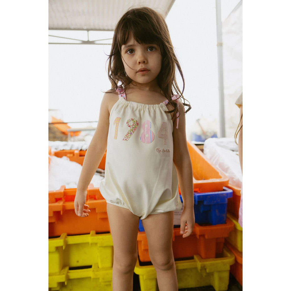 1984368 Patchwork Logo Bodysuit