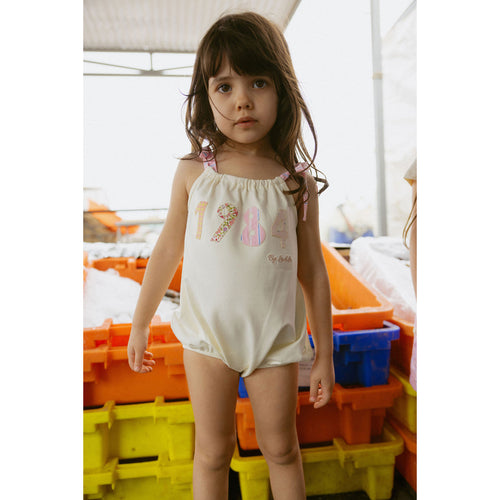 1984368 Patchwork Logo Bodysuit