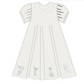 1984300 White Embroidered Dress