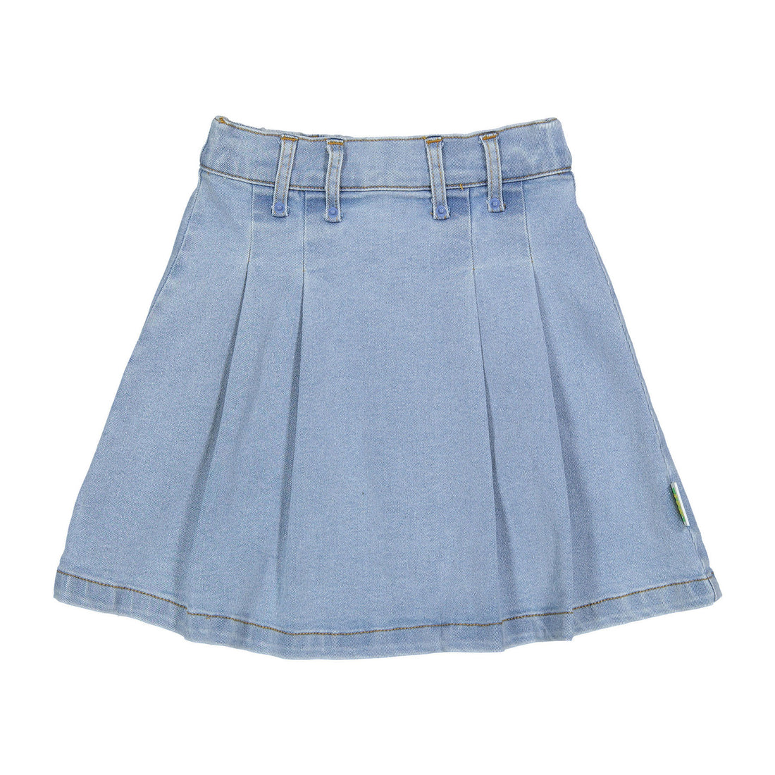 1984335B Denim Pleated Skirt