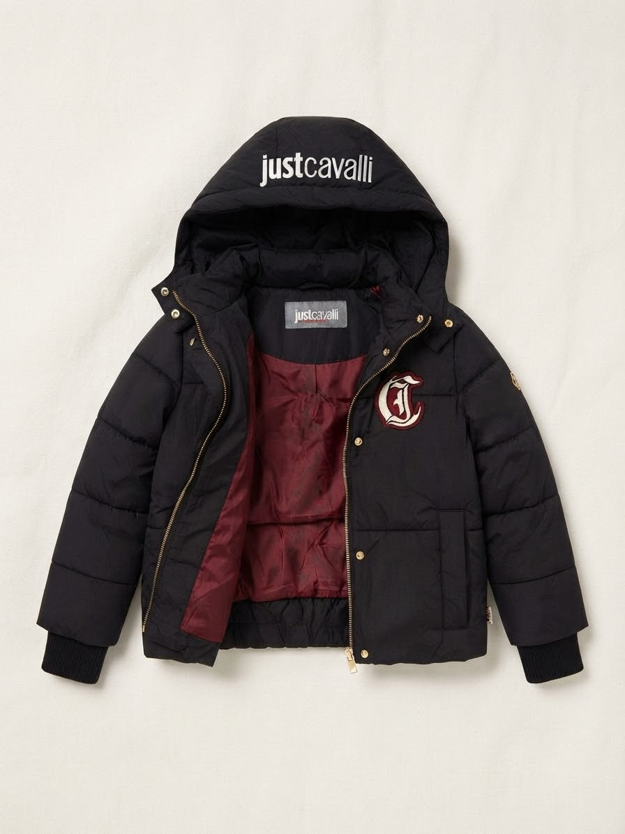 Just Cavalli Padded Jacket Pallas (Hoodie) - Black