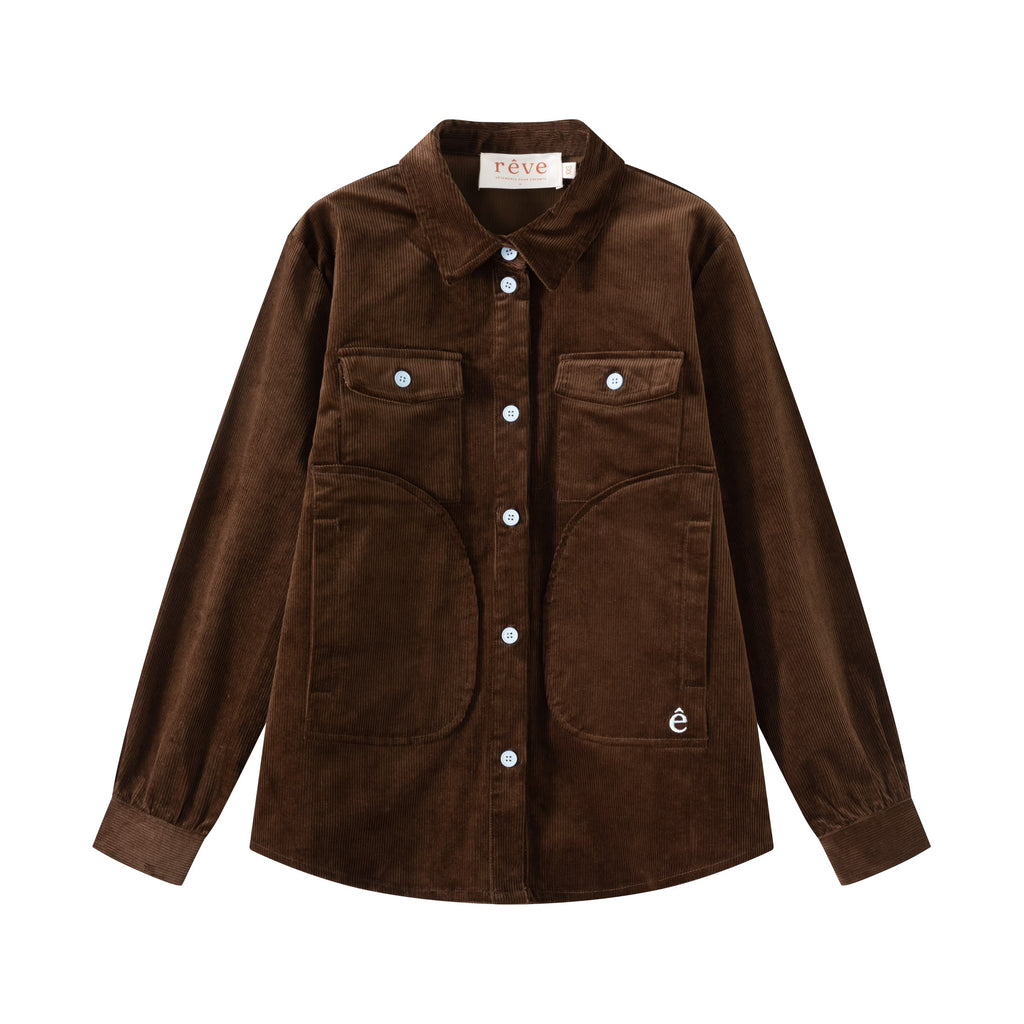 Brown Corduroy Shirt