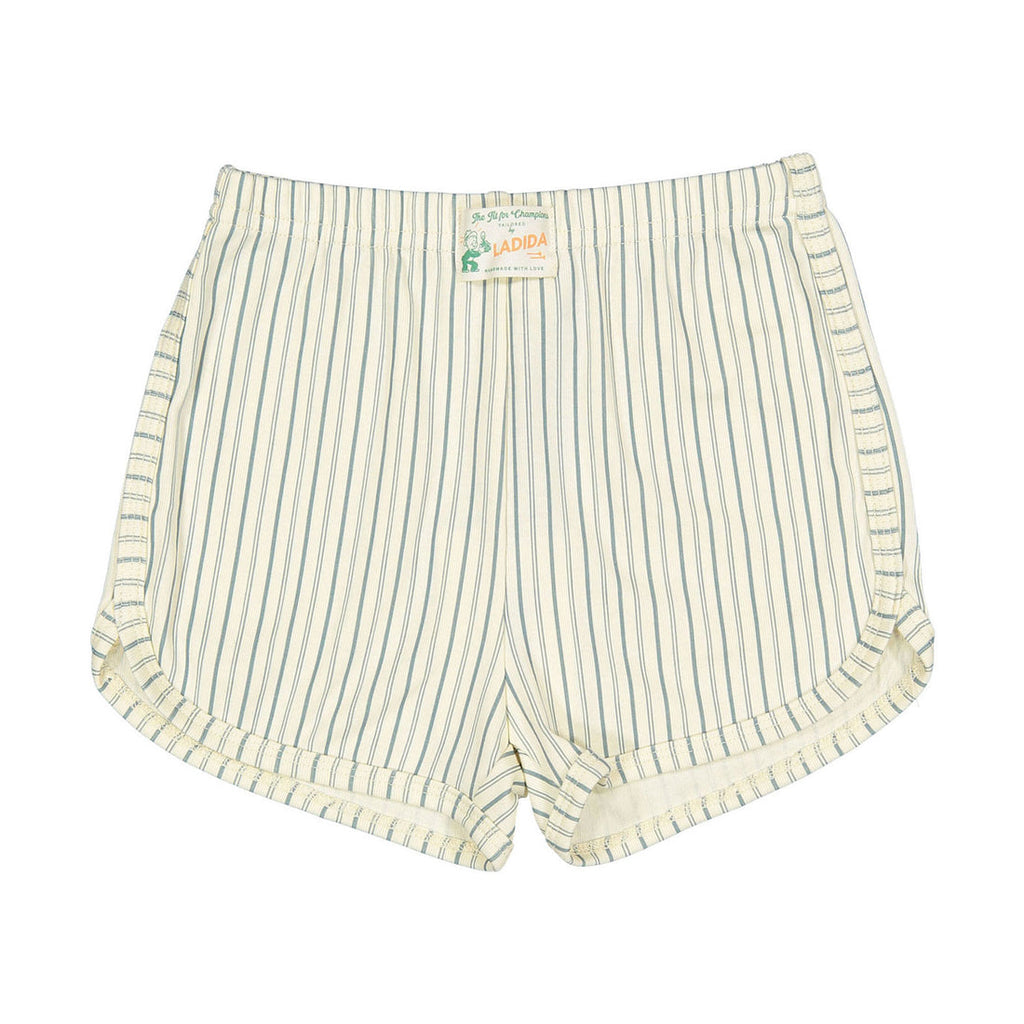 Funday Green Stripe Shorts