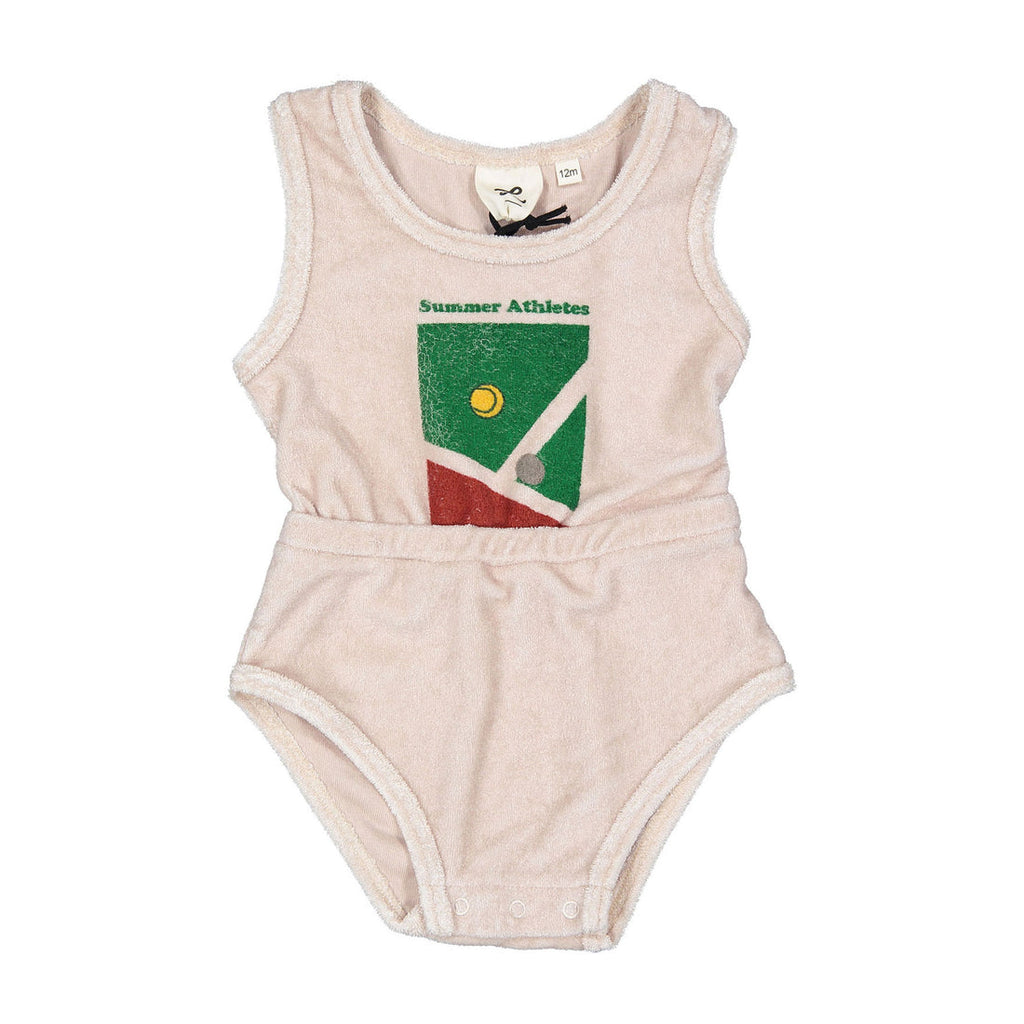 Oatmeal Terry Romper