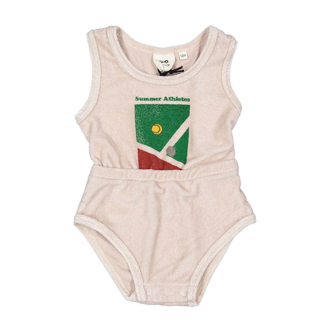 Oatmeal Terry Romper