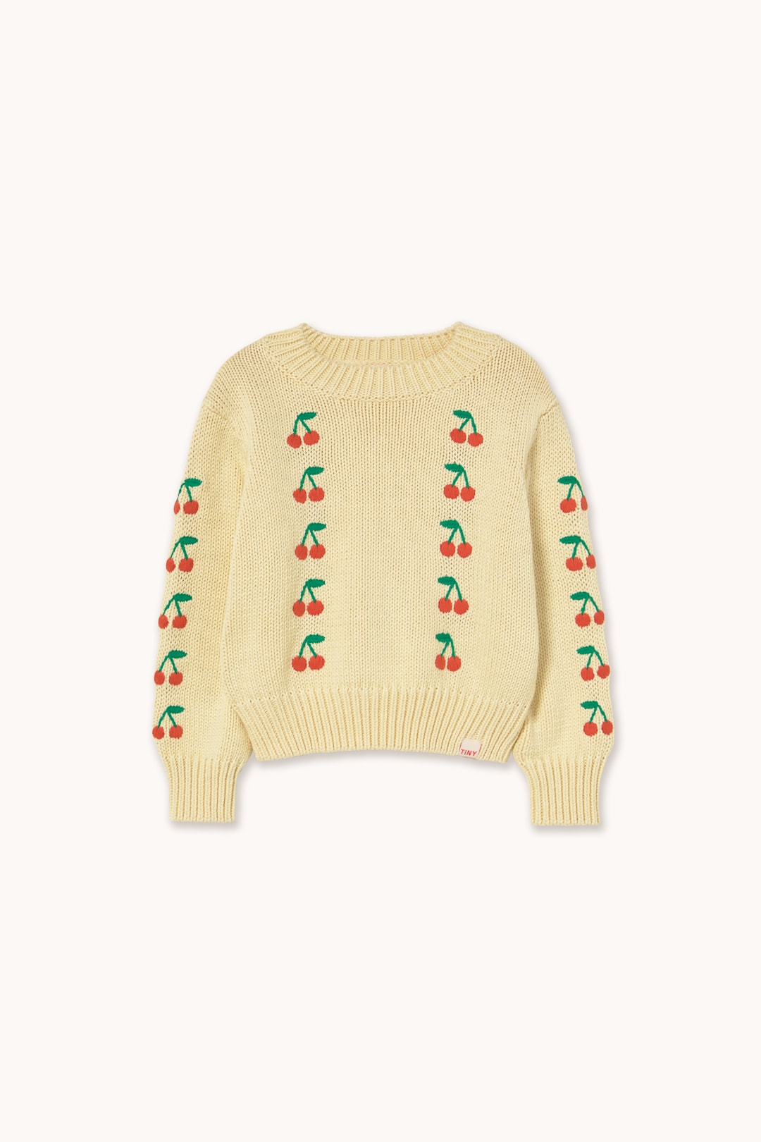 Mini Cherries Sweater dusty Yellow