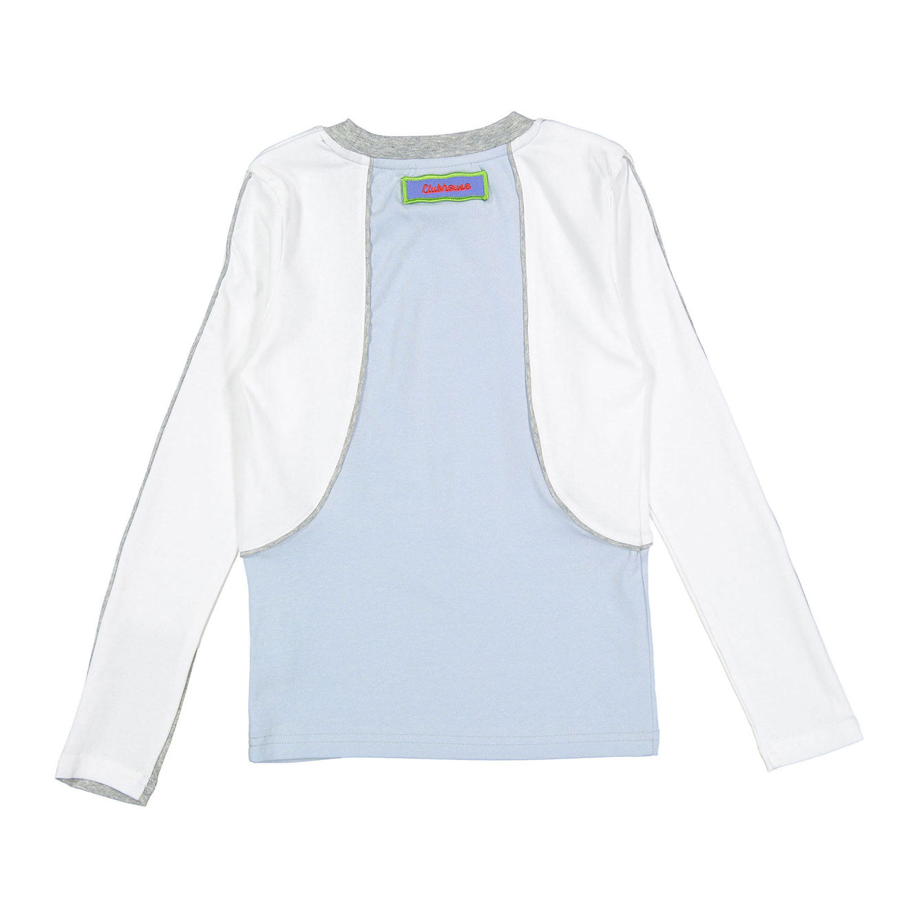CH25105 Light Blue Blocked Tee