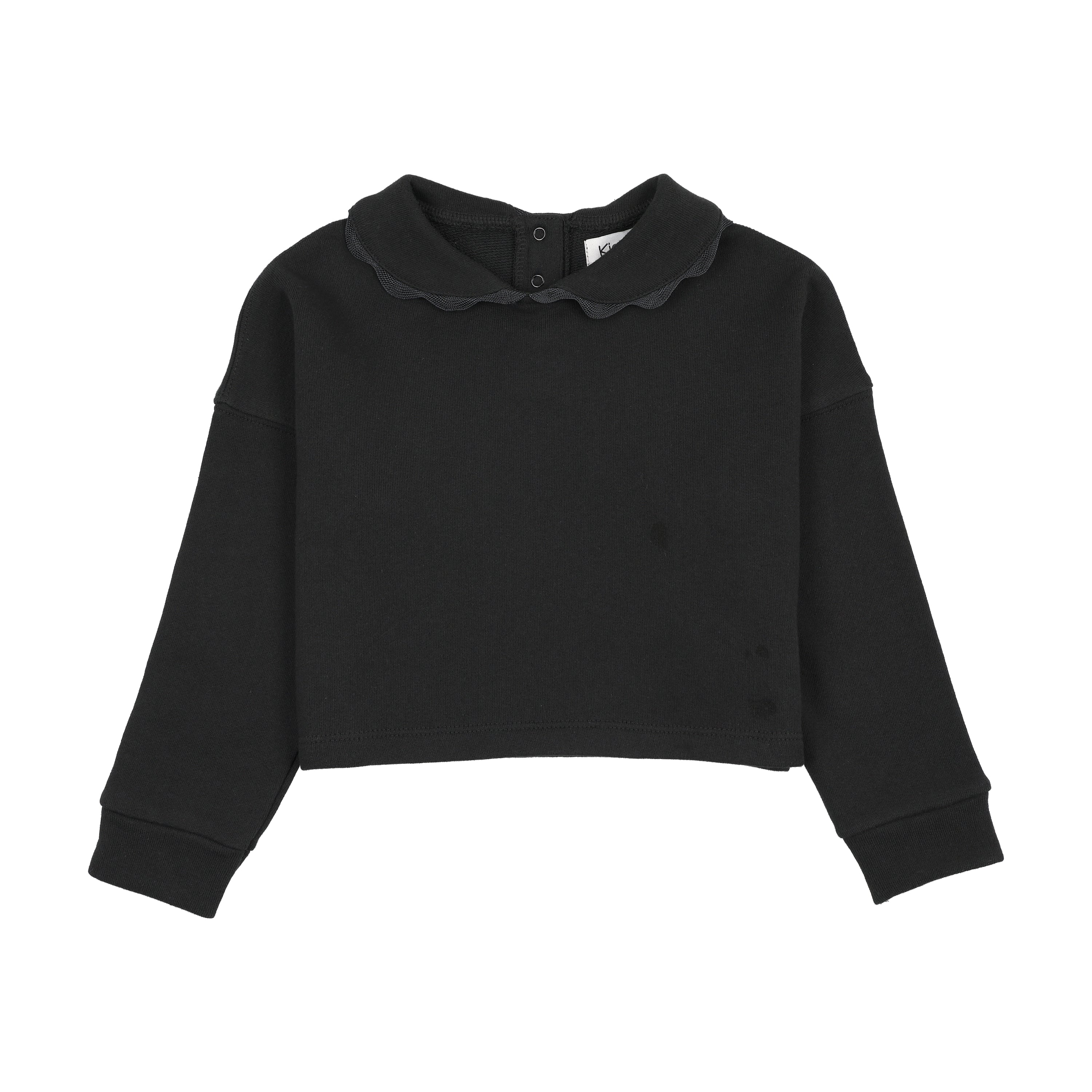 Kin Kin Trimmed Collar Sweatshirt