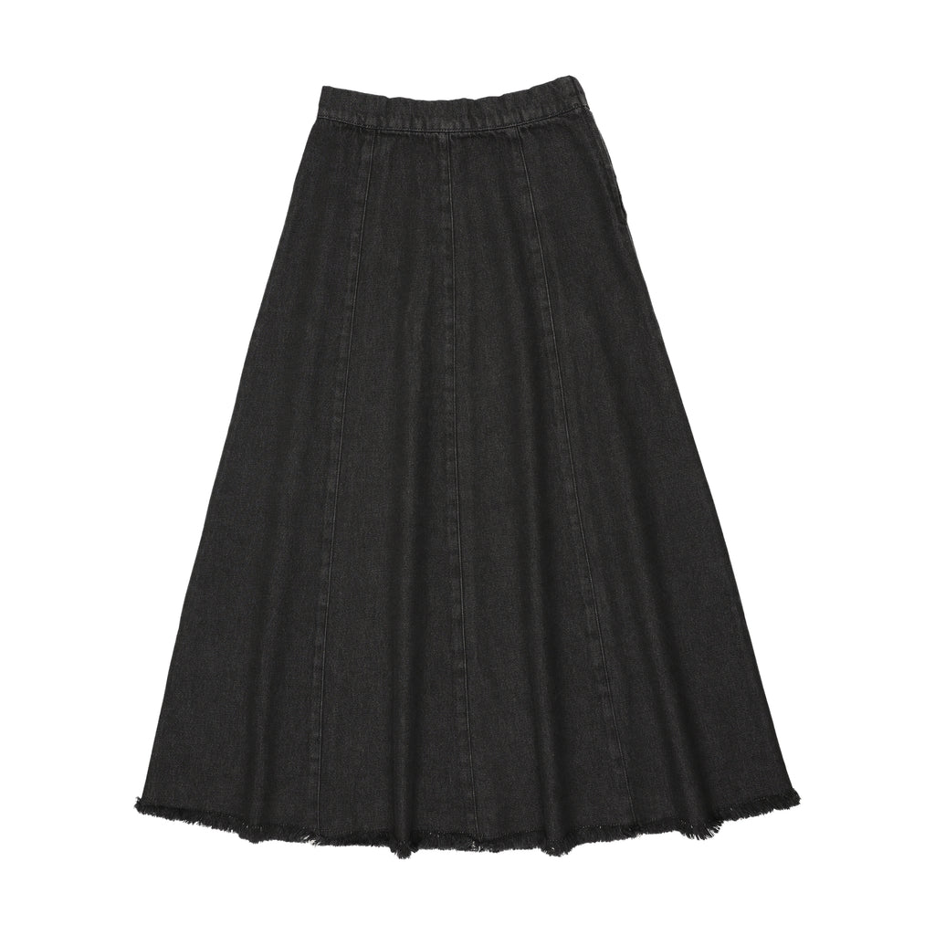 Kin Kin Maxi Paneled Denim Skirt