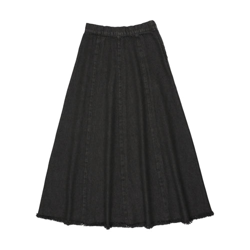 Kin Kin Maxi Paneled Denim Skirt