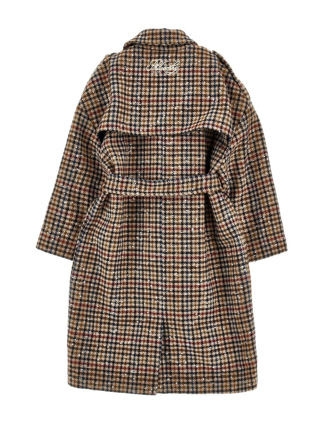 Houndstooth Trenchcoat - Multicolor - Philosophy