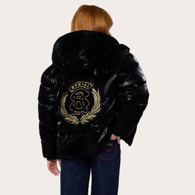 A00356 SONIA RYKIEL BLACK PUFFER JACKET