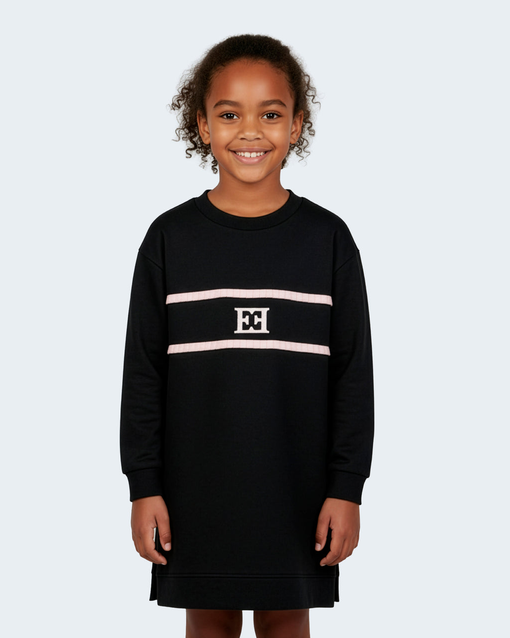GIRL LS LOGO DRESS - ESCADA