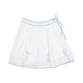 1984308 White Embroidered Skirt