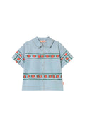 Roses Denim Shirt light Wash Denim