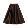 Brown Striped Skirt