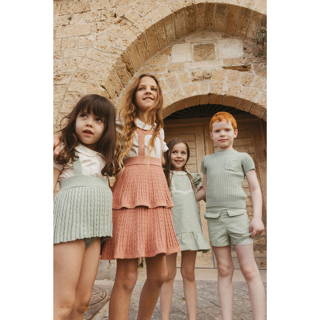 1984358 Sage Cable Knit Polo