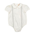 198444 Cream Cross Stitch shirt Onesie