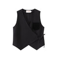 Black Wrap Vest