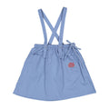 Blue Suspender Pocket Skirt