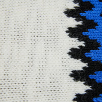 KNIT VEST WITH CHEVRON PATTERN - OFF WHTIE