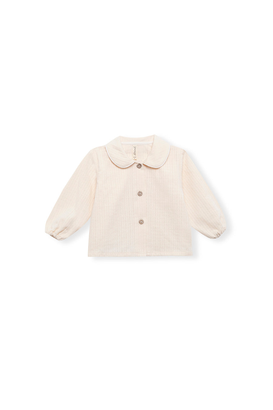 Ivory Peter Pan shirt baby