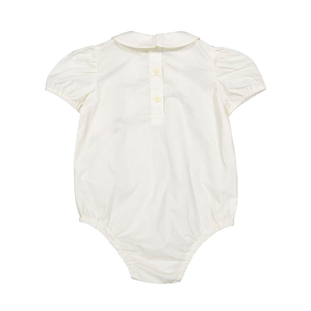 198444 Cream Cross Stitch shirt Onesie