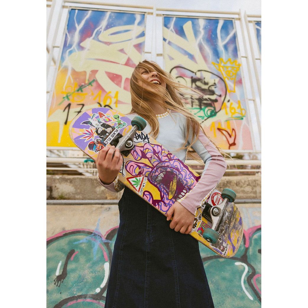 CH25111B Retro Blue Tee