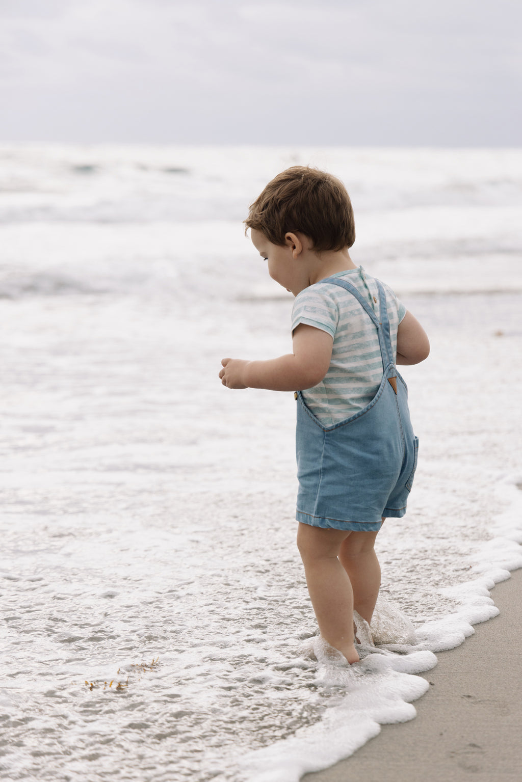CHAMBRAY OVERALL BLUE CHAMBRAY