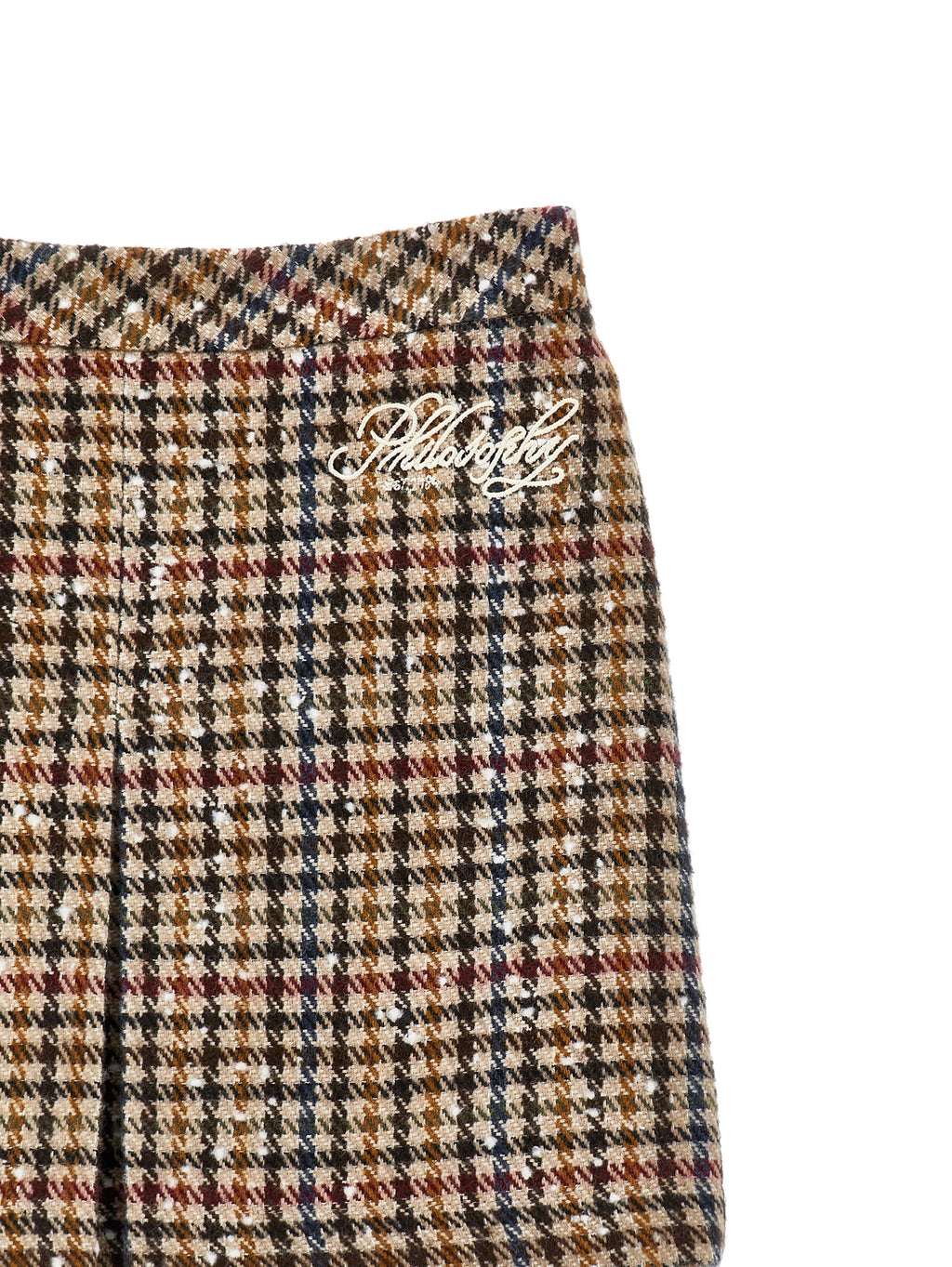 Houndstooth Skirt - Multicolor