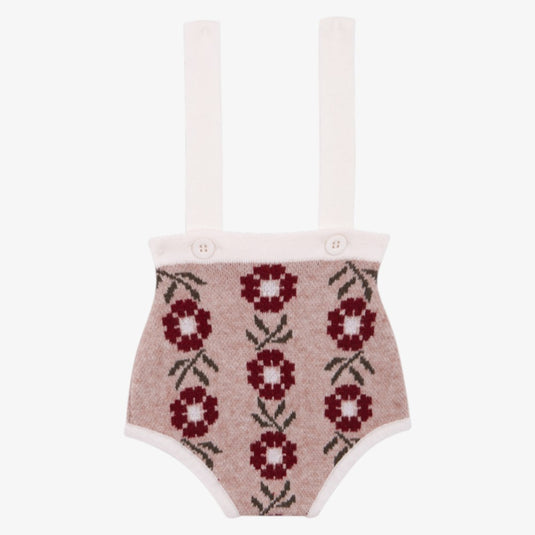 ביריניט רוזנדה סרוגה עם רצועות תחתונים