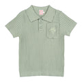 1984358 Sage Cable Knit Polo