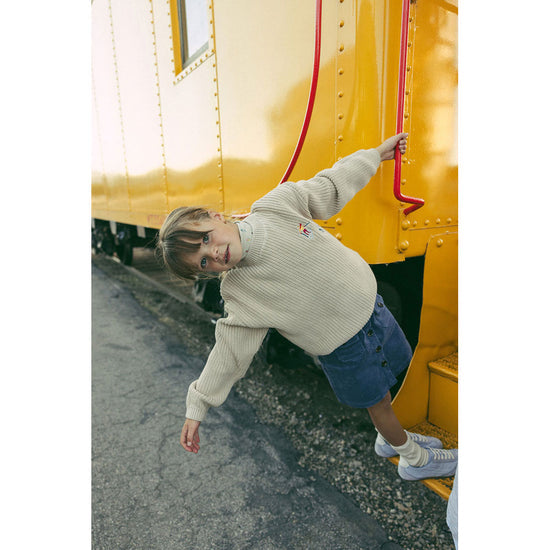 1984 Blue corduroy skirt