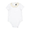 Cream Collar Onesie