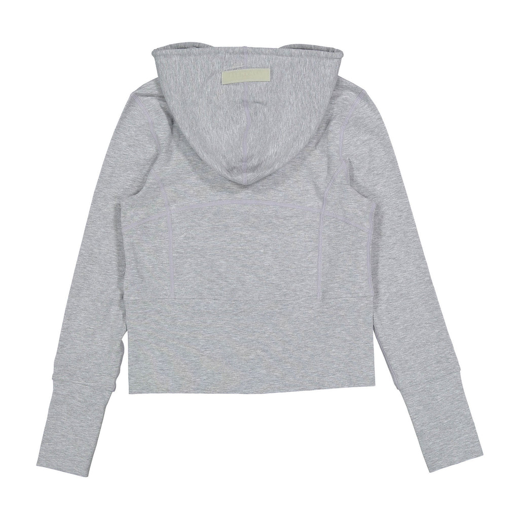 ELS2601 Heather Grey Active Zip Up