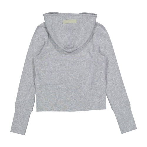ELS2601 Heather Grey Active Zip Up