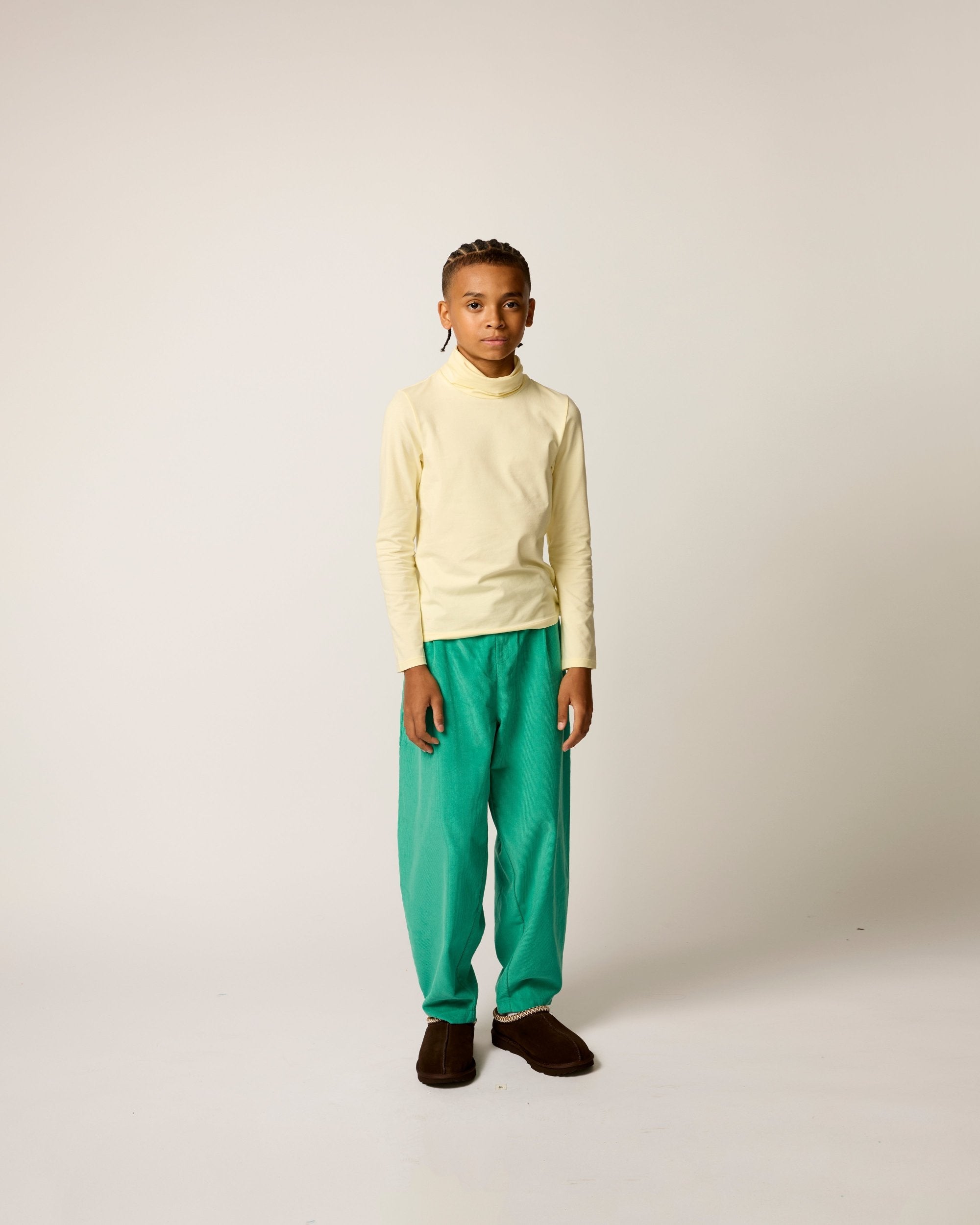 K1140 The Sunday Collective essential turtleneck in buttercream