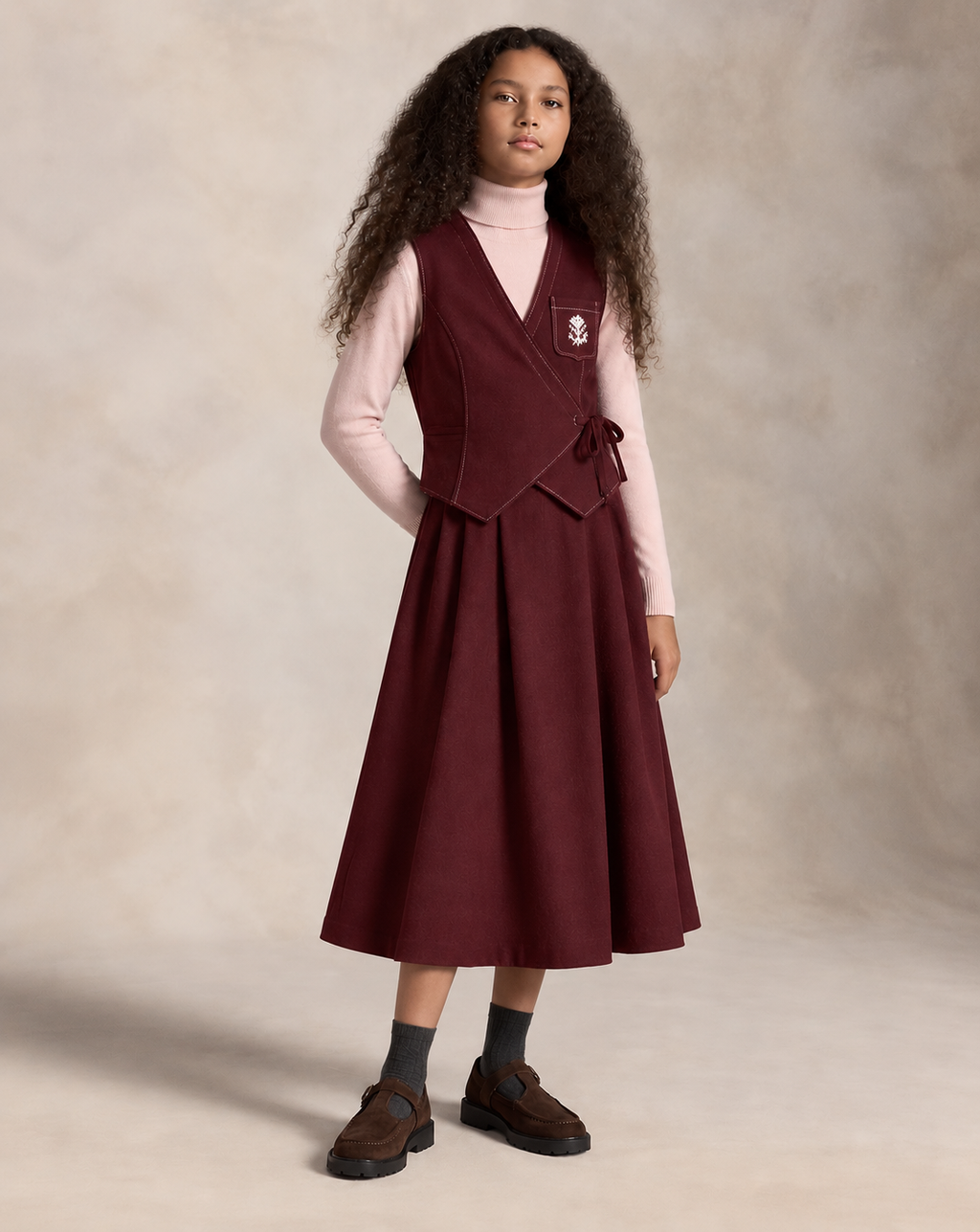 Burgundy Skirt