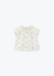 Arsene Floral Blouse And Bloomer Set