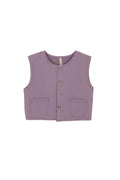 Antique mauve vest boy