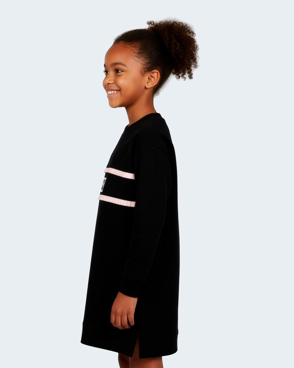 GIRL LS LOGO DRESS - ESCADA