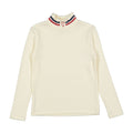 198454 1984 Cream Mock Neck With 1984 Branding on Neckline