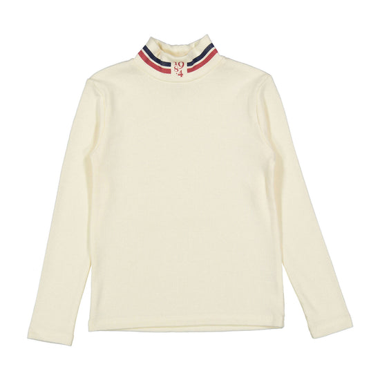 198454 1984 Cream Mock Neck With 1984 Branding on Neckline