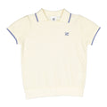 Cream V Neck Line Sweater